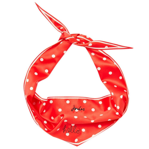 Joules Joules Hello Polka Dot Dog Scarf