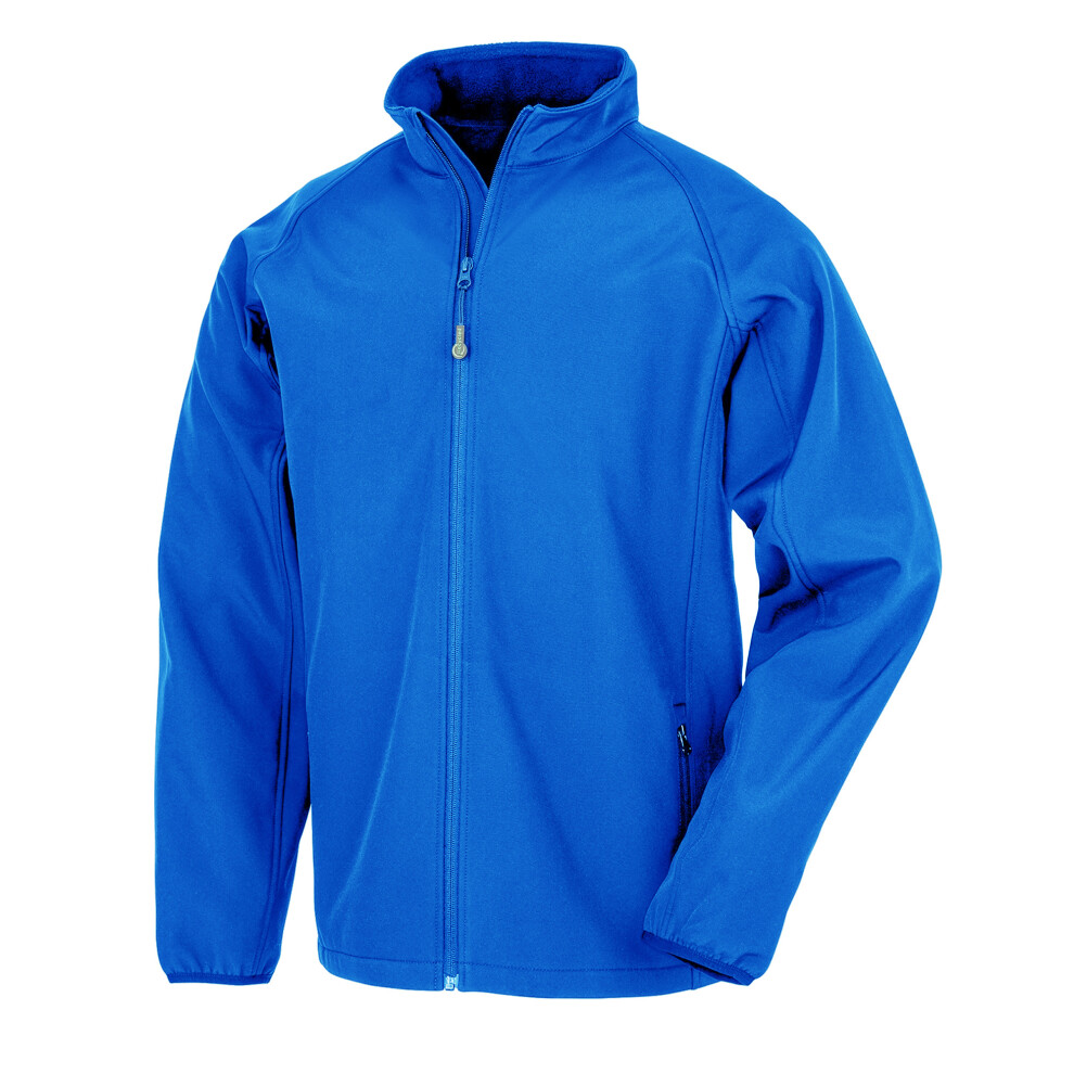 (3XL, Royal Blue) Result Genuine Recycled Mens Softshell Printable Jacket