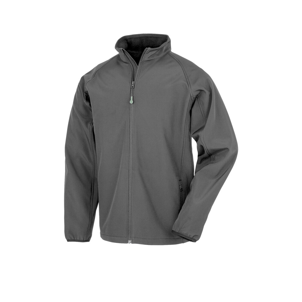 (S, Workguard Grey) Result Genuine Recycled Mens Softshell Printable Jacket