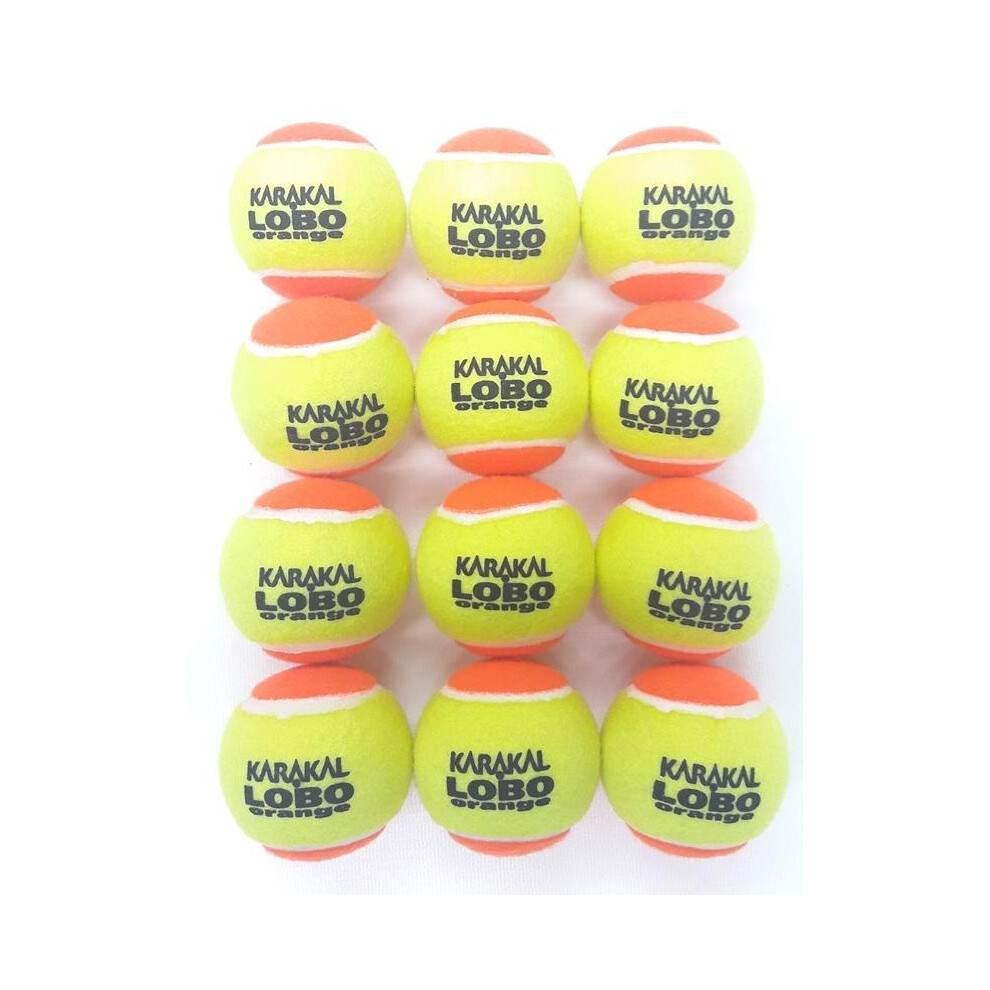 Karakal Lobo Low Compression Tennis Balls (Pack of 12)