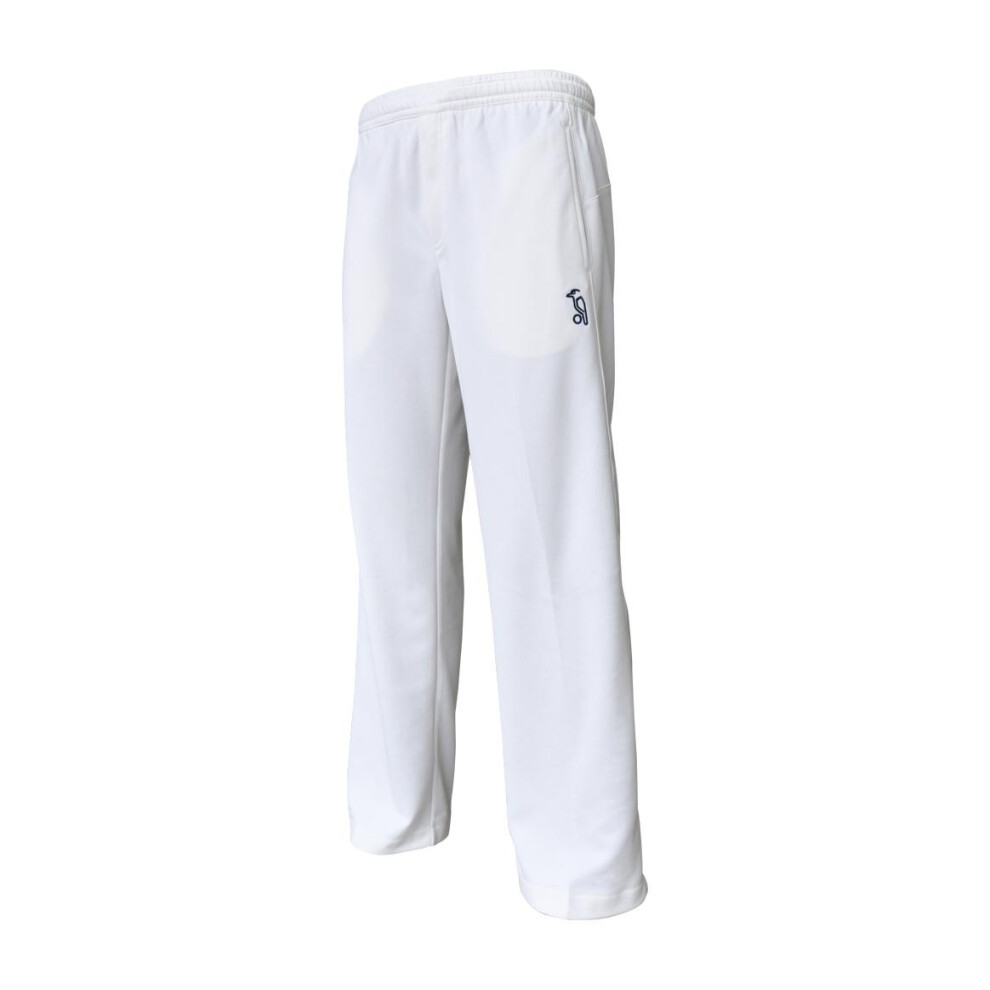 (28R, White) Kookaburra Boys Pro Players Cricket Trousers