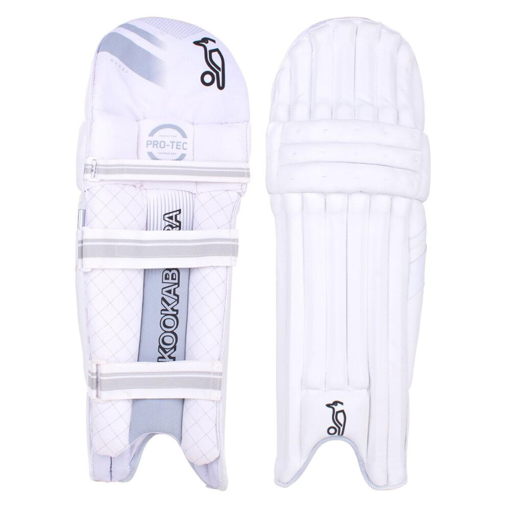 Photos - Protective Gear Set Kookaburra Childrens/Kids Ghost 5.1 Left Hand Cricket Batting Pads 2023(35cm - 38cm, White)