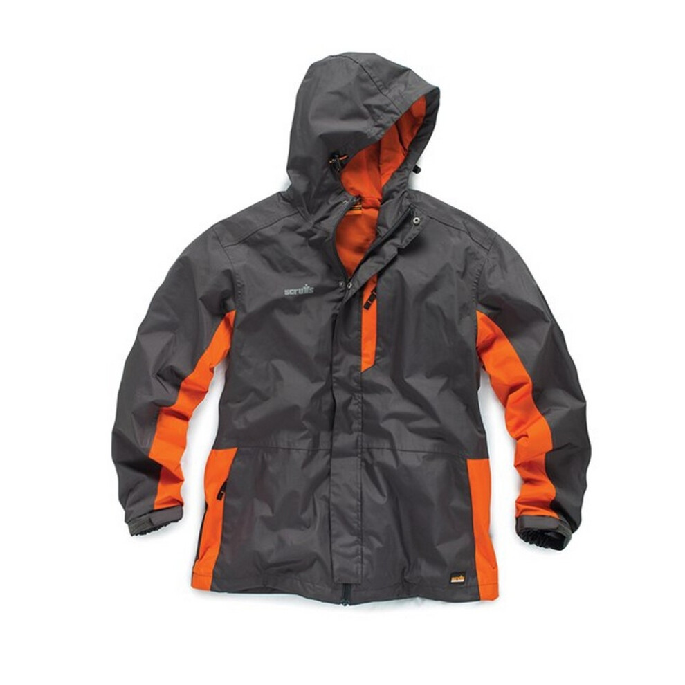 (S, Charcoal) Scruffs Mens Work Jacket