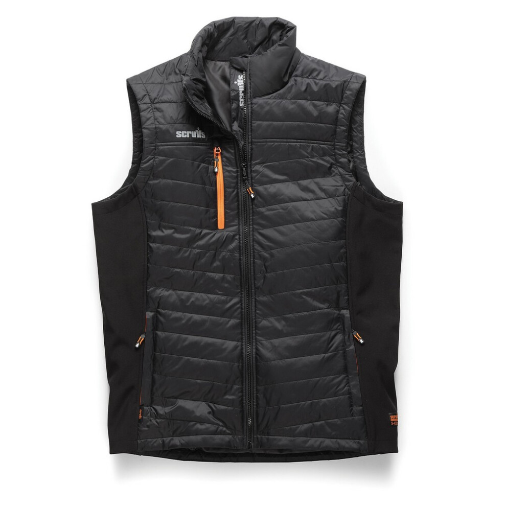 (XL, Black) Scruffs Mens Trade Body Warmer