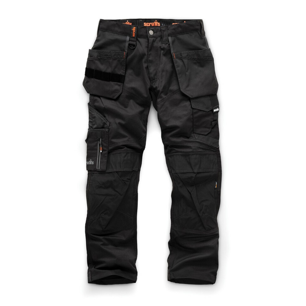 (36R, Black) Scruffs Mens Trade Work Trousers