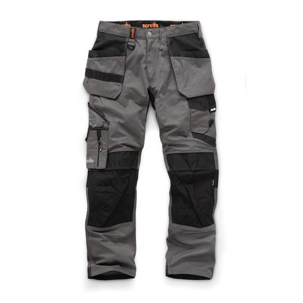 (32L, Graphite) Scruffs Mens Trade Work Trousers