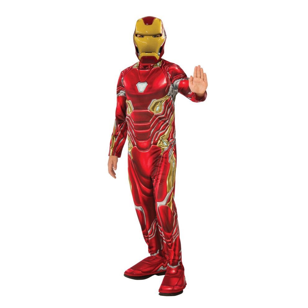 (S, Red/Yellow) Iron Man Childrens/Kids Costume