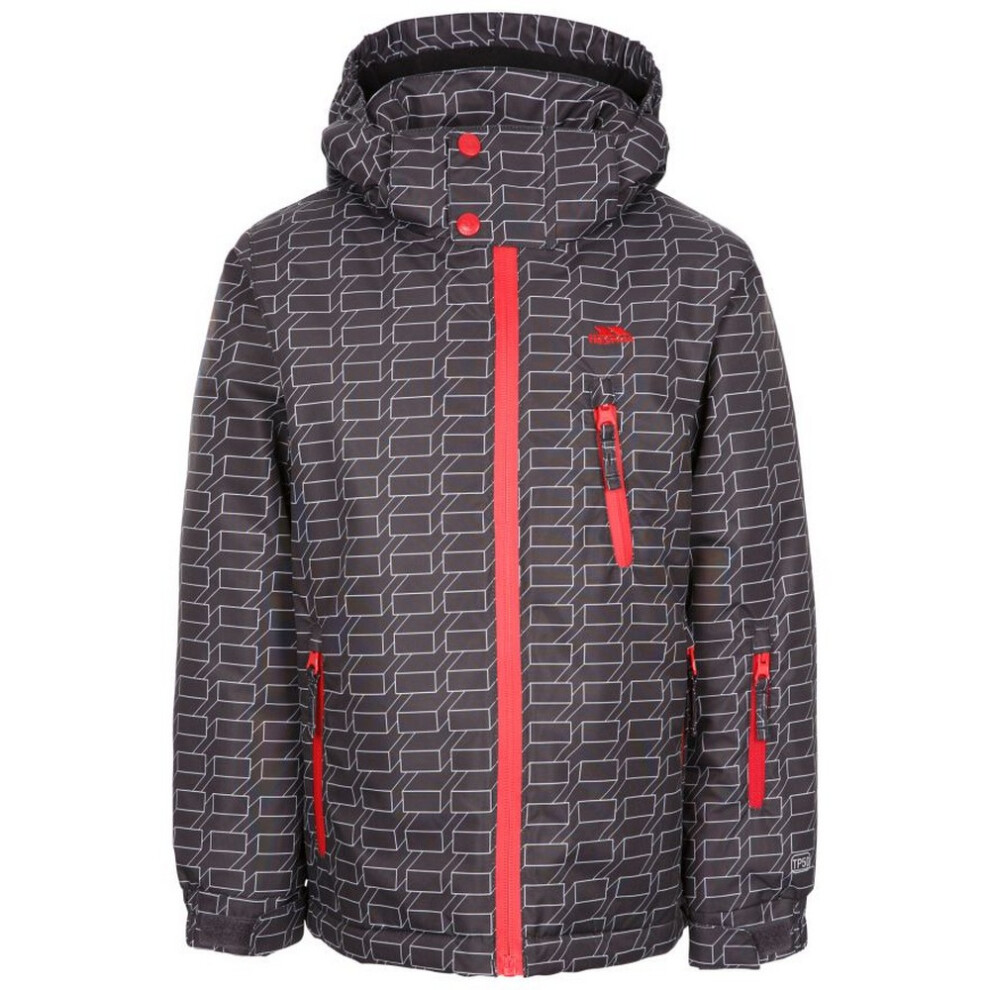 (9-10 Years, Dark Grey) Trespass Boys TP50 Waterproof Ski Jacket