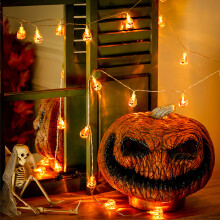 Halloween Decorative Pumpkin LED String Lights Battery Operated