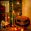 Living And Home Halloween Decorative Pumpkin LED String Lights Battery Operated 1