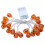 Living And Home Halloween Decorative Pumpkin LED String Lights Battery Operated 6