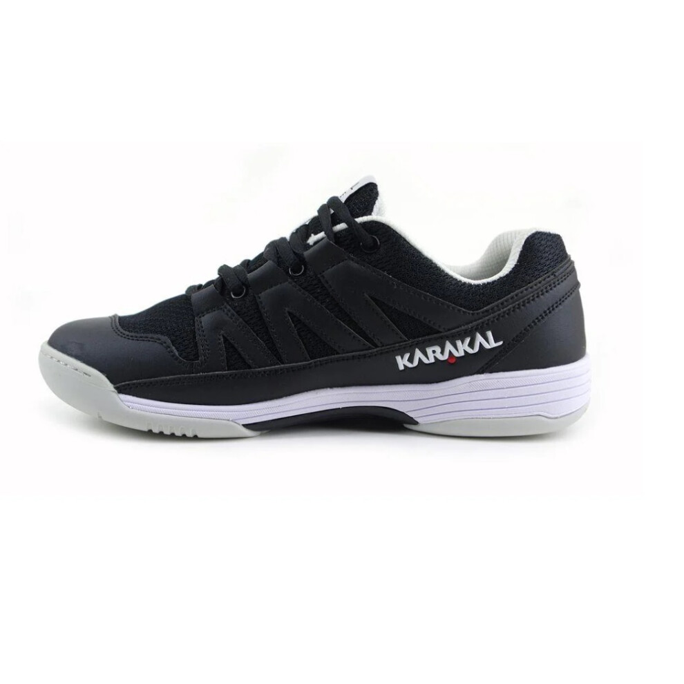 (9 UK, Black) Karakal Mens Prolite Indoor Court Trainers