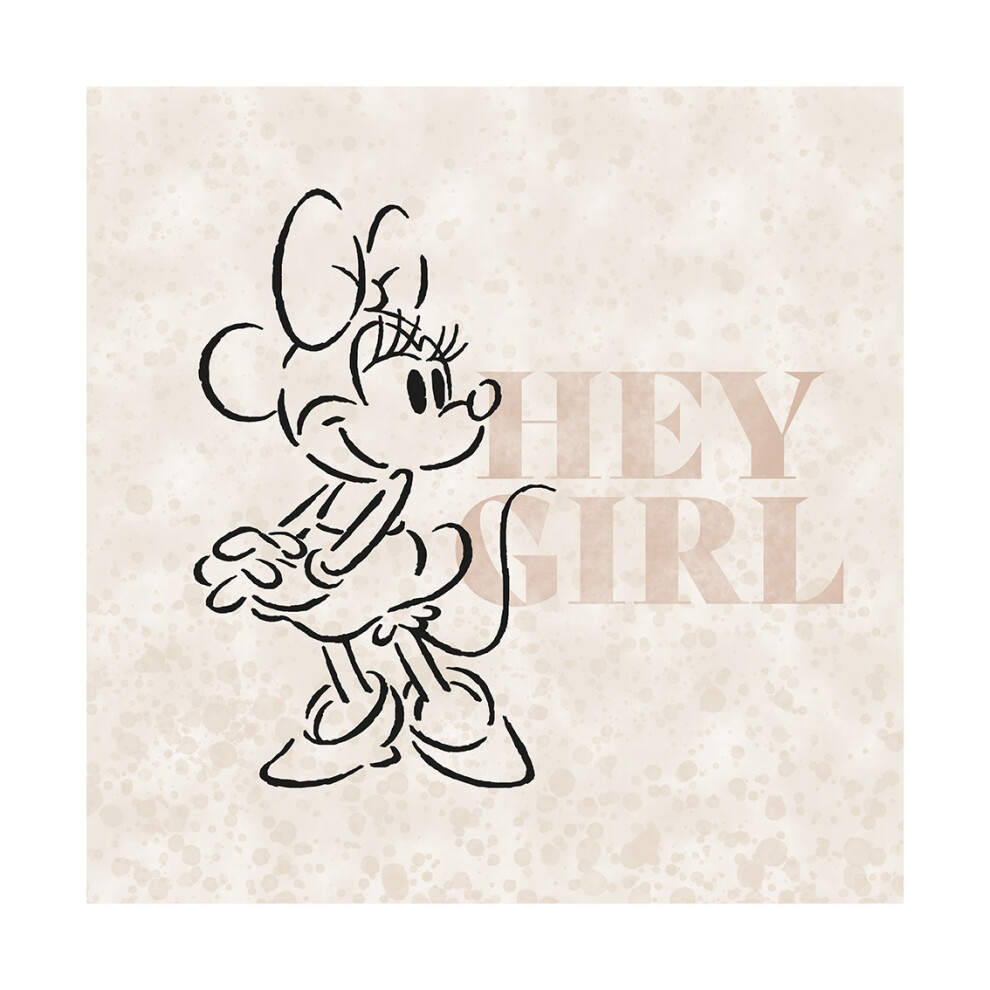 Disney Hey Girl Minnie Mouse Print