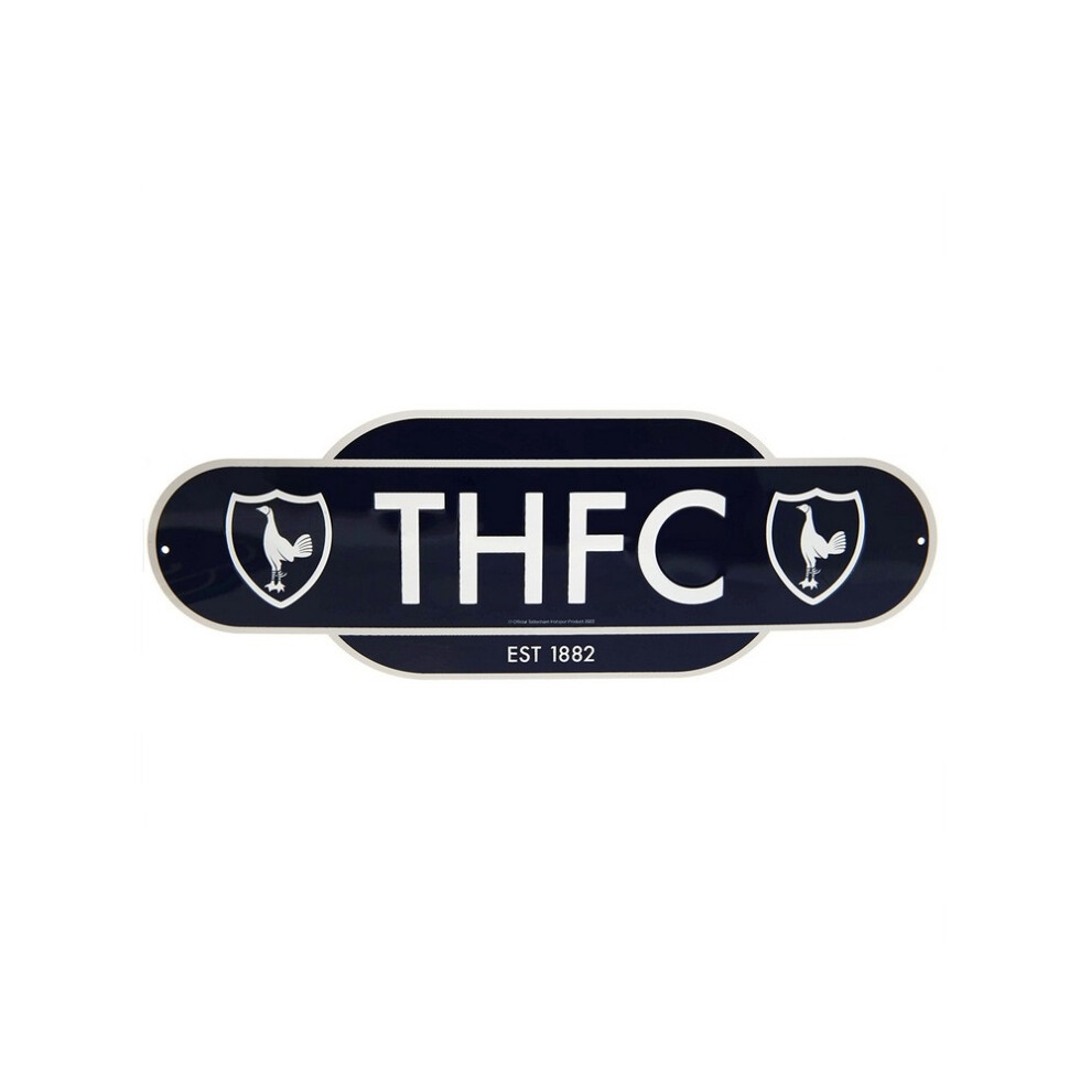 Tottenham Hotspur Fc Retro Years Door Sign
