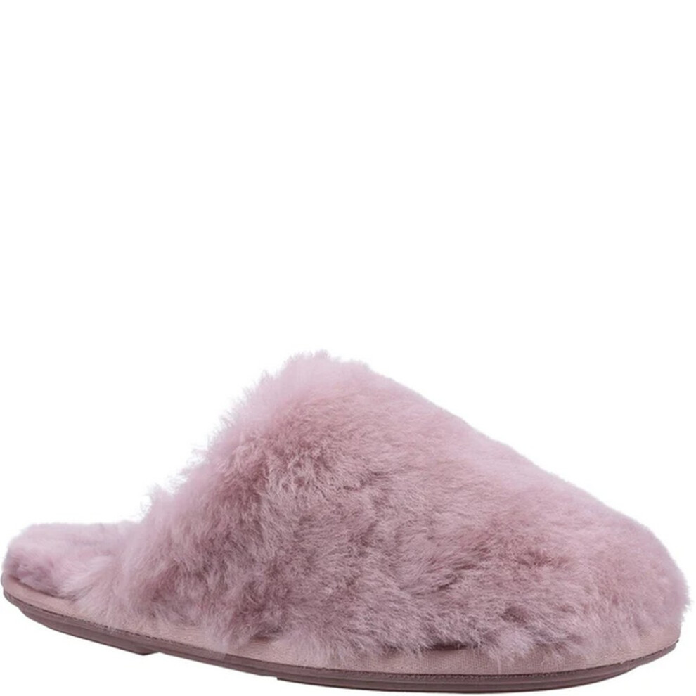 (7 UK, Pink) Cotswold Womens/Ladies Salperton Sheepskin Lined Slippers