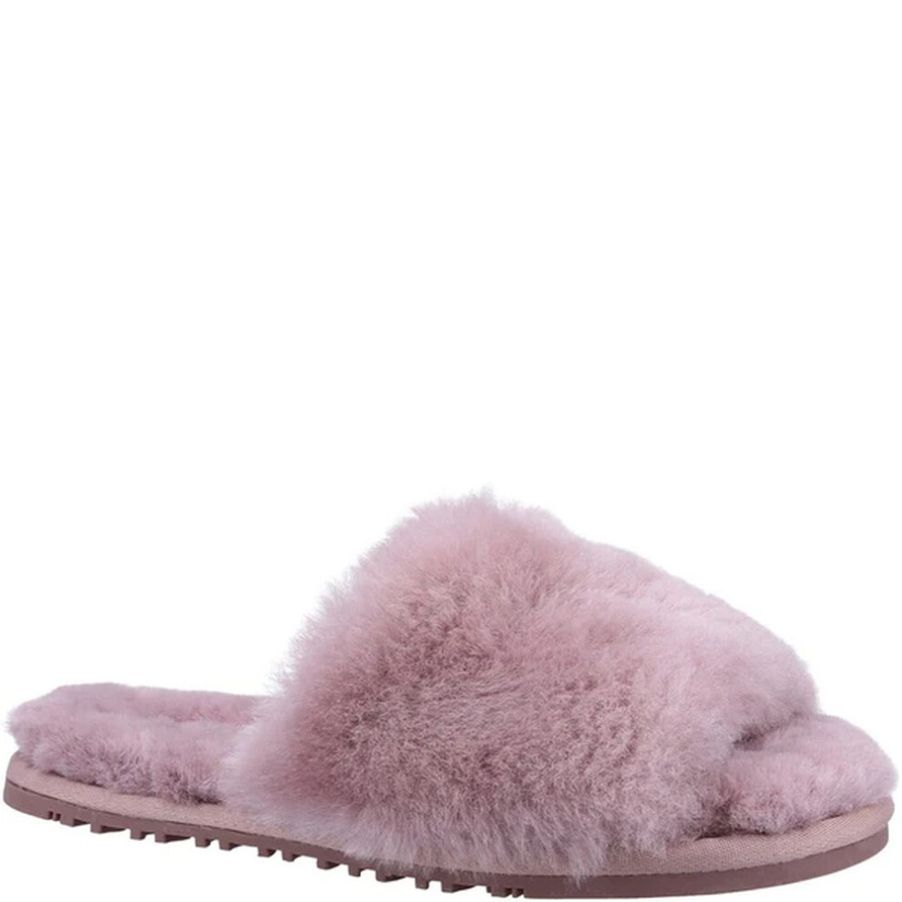 (5 UK, Pink) Cotswold Womens/Ladies Westfield Non Slip Sheepskin Lined Slippers