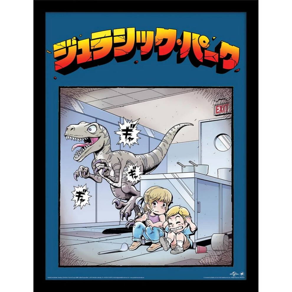 Jurassic Park Anime Poster