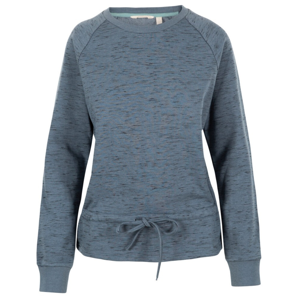 Women's Trespass Womens/Ladies Gretta Marl Round Neck Sweatshirt - Grey/Silver - Size: 10/8