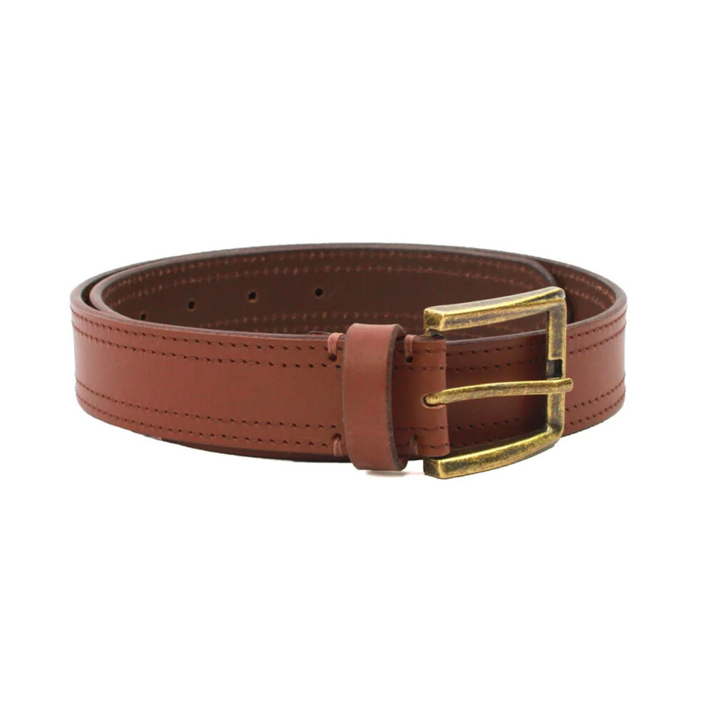 (36in - 40in, Tan) Eastern Counties Leather Mens Connor Leather Waist Belt