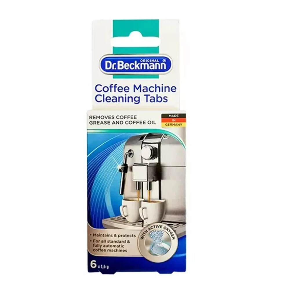 Dr. Beckmann Coffee Machine Cleaning Tabs (0212) - 1 Pack of 6 Tablets