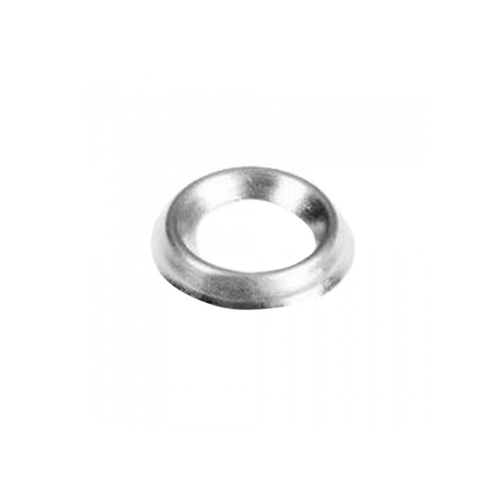 Securpak No 8 Chrome Screw Cup Washer (Pack Of 16) 5063107649126