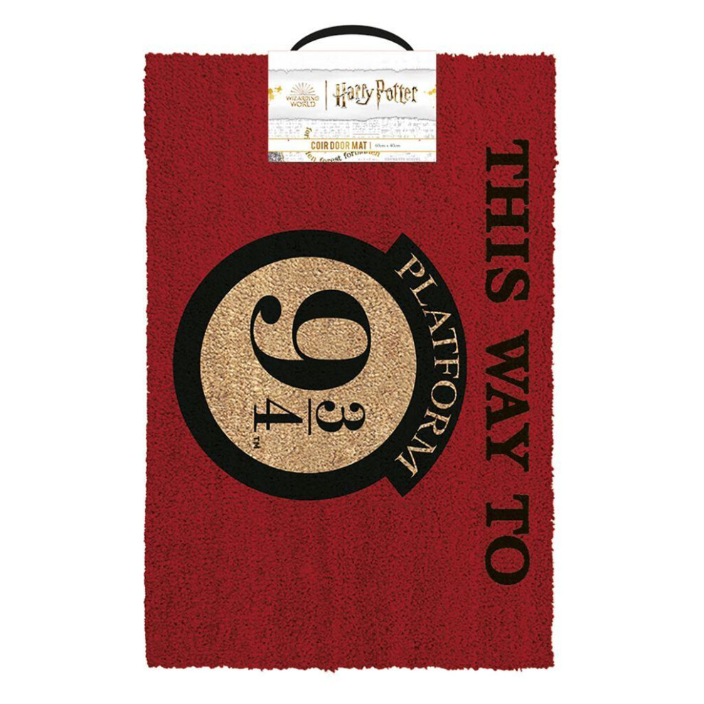 Harry Potter Coir Platform 9 3/4 Door Mat