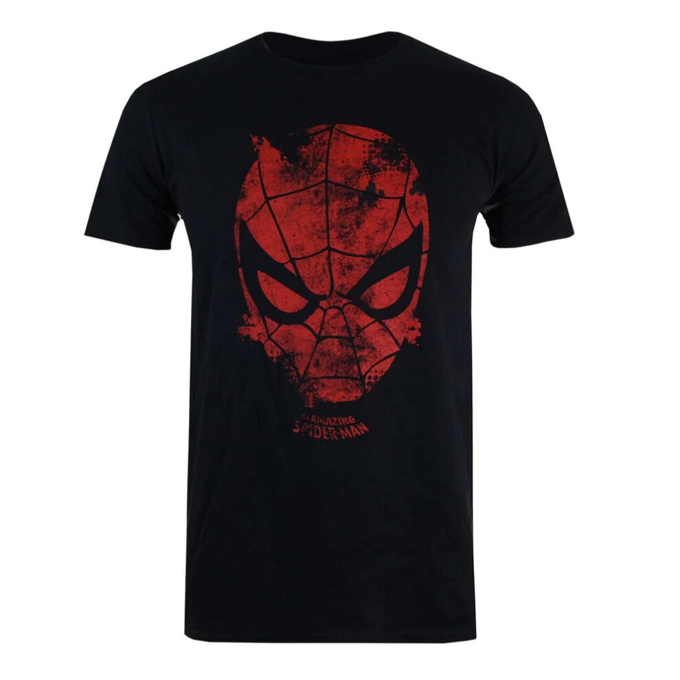 (XL, Black) Marvel Mens Webhead Spider-Man T-Shirt