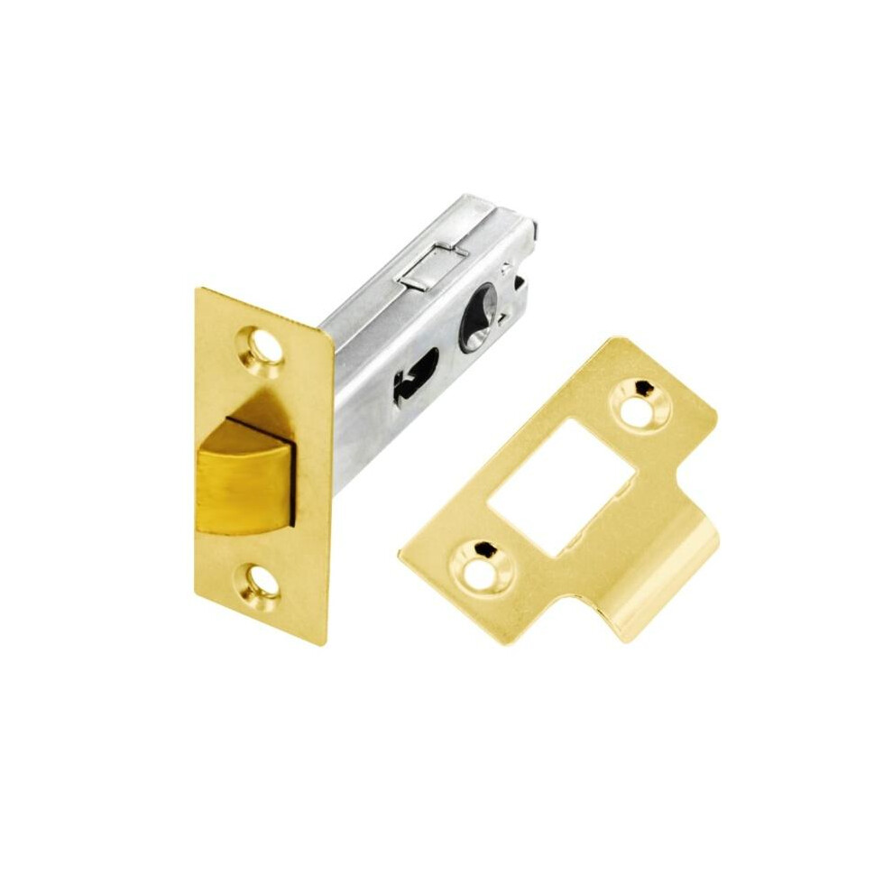 Securit Gold/Silver (75Mm, ) Mortice Latch