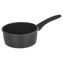 (16cm Milk Pan) Stainless Steel Induction Base Saucepans Pots Casserole Set Soft Touch Handles