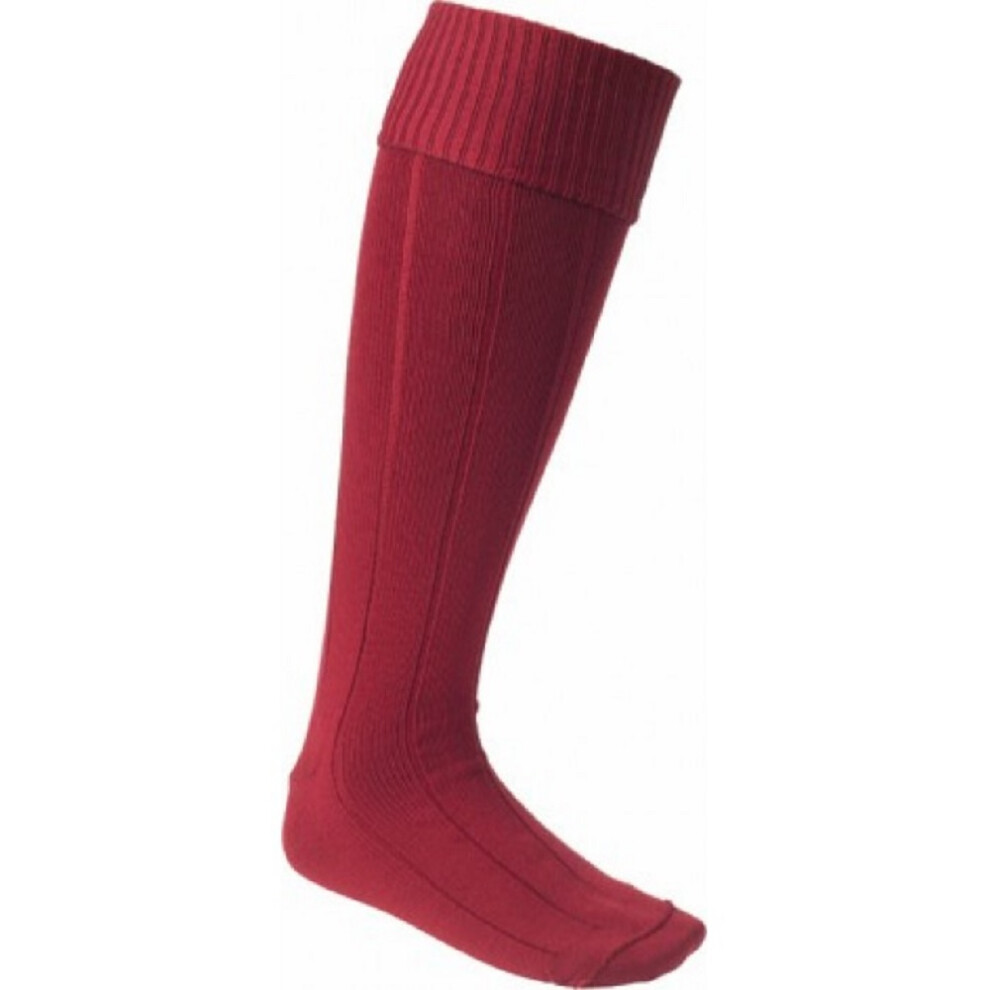 (3 UK-6 UK, Maroon) Carta Sport Boys Football Socks-image-OPC-P9NJMMJ-NEW