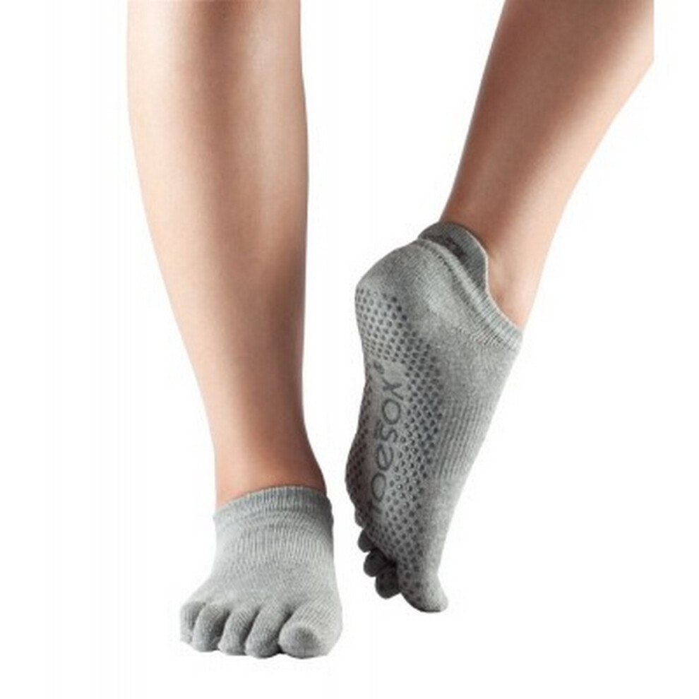 (6 UK-8 UK, Grey) Fitness Mad Mens Toe Socks