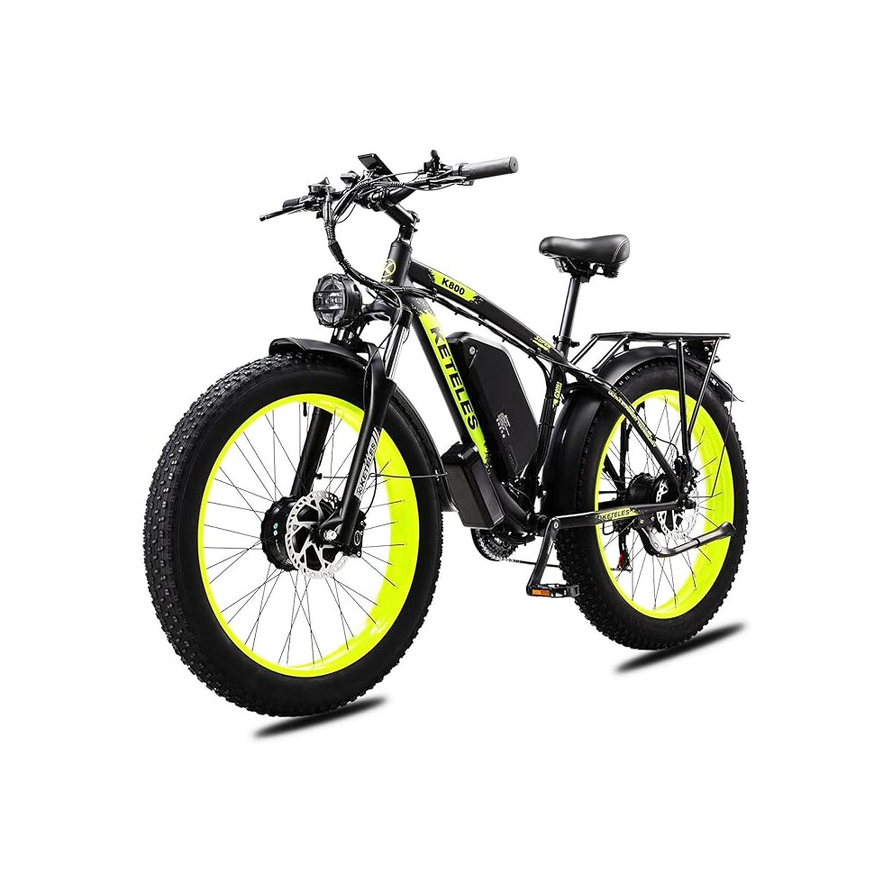 KETELES Electric Bike K800 Dual Battery FatTyre,48V 23AH Battery,2000W