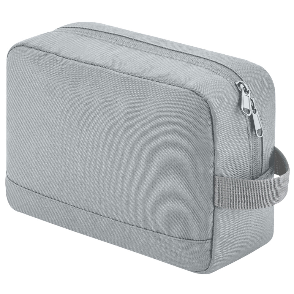 (One Size, Pure Grey) Bagbase Essentials Recycled Toiletry Bag