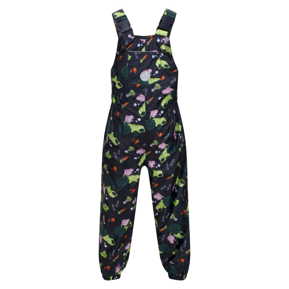(4-5 Years, Navy) Regatta Childrens/Kids Muddy Puddle Peppa Pig Dungarees