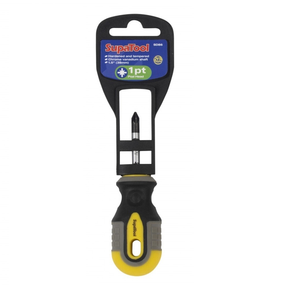 Supatool Stubby Pozi Screwdriver 5059958999916