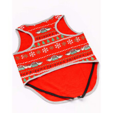 (M, Red) Friends Central Perk Christmas Dog Pyjamas