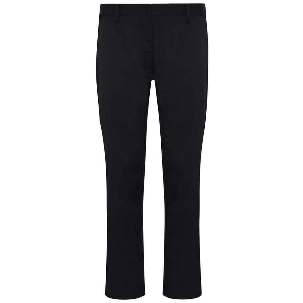(18 UK R, Black) AFD Womens/Ladies Stretch Slim Trousers-image-OPC-PF6SRYQ-NEW