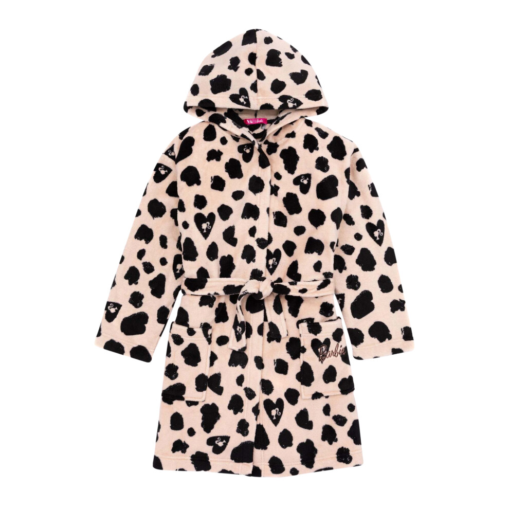 (5-6 Years, Black/Brown) Barbie Girls Dressing Gown