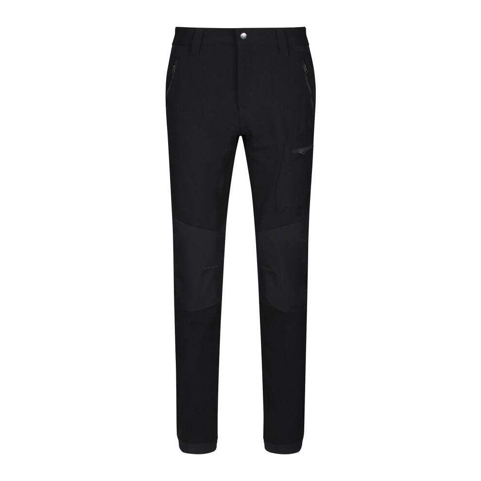 (34S, Black) Regatta Mens X-Pro Prolite Stretch Trousers-image-OPC-PF6SXQG-NEW