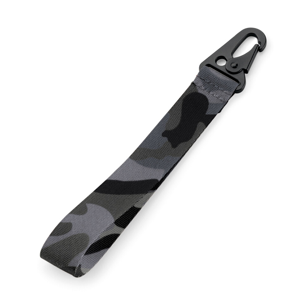 (One Size, Midnight Grey) Bagbase Brandable Camo Key Clip