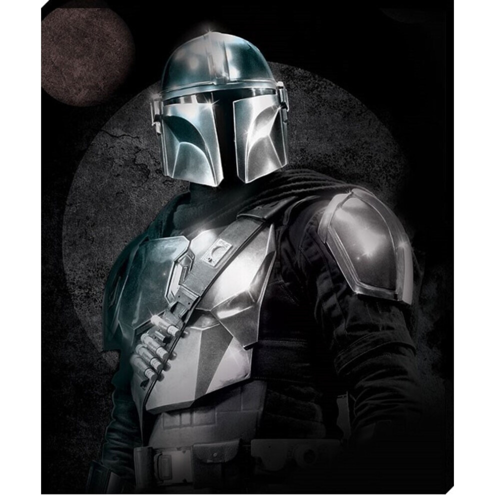 Star Wars: The Mandalorian Circle Canvas Print