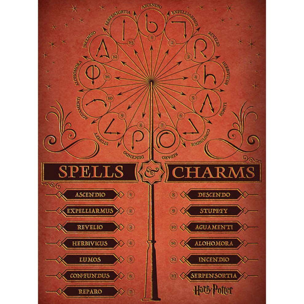 Harry Potter Spell & Charms Canvas Print