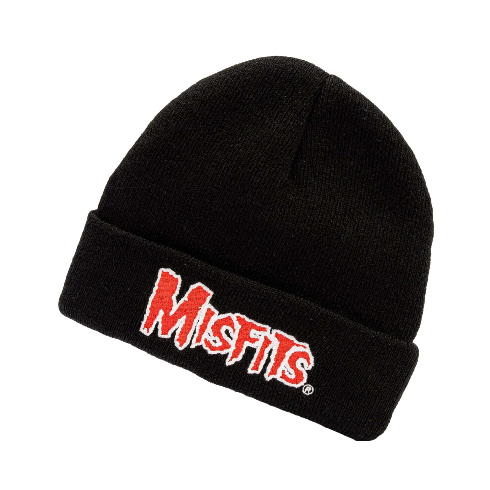 Misfits Logo Beanie - Black - Size: ONE size