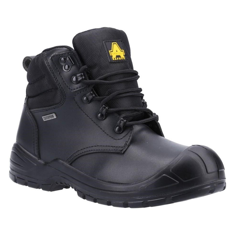 Photos - Safety Equipment  Amblers Unisex Adult 241 Leather Safety Boots(6.5 UK, Black)
