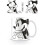 Disney Disney Black and White Minnie Mouse Mug 2