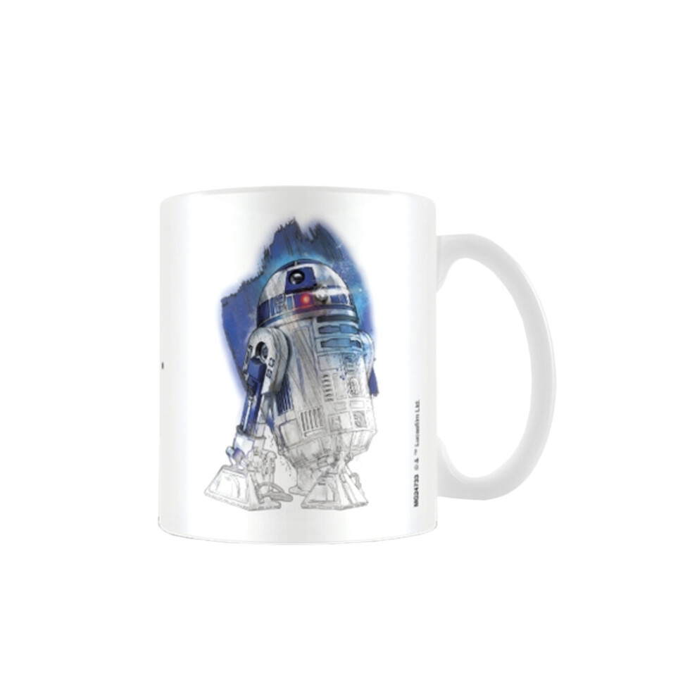 Brush Stroke R2-D2 Mug