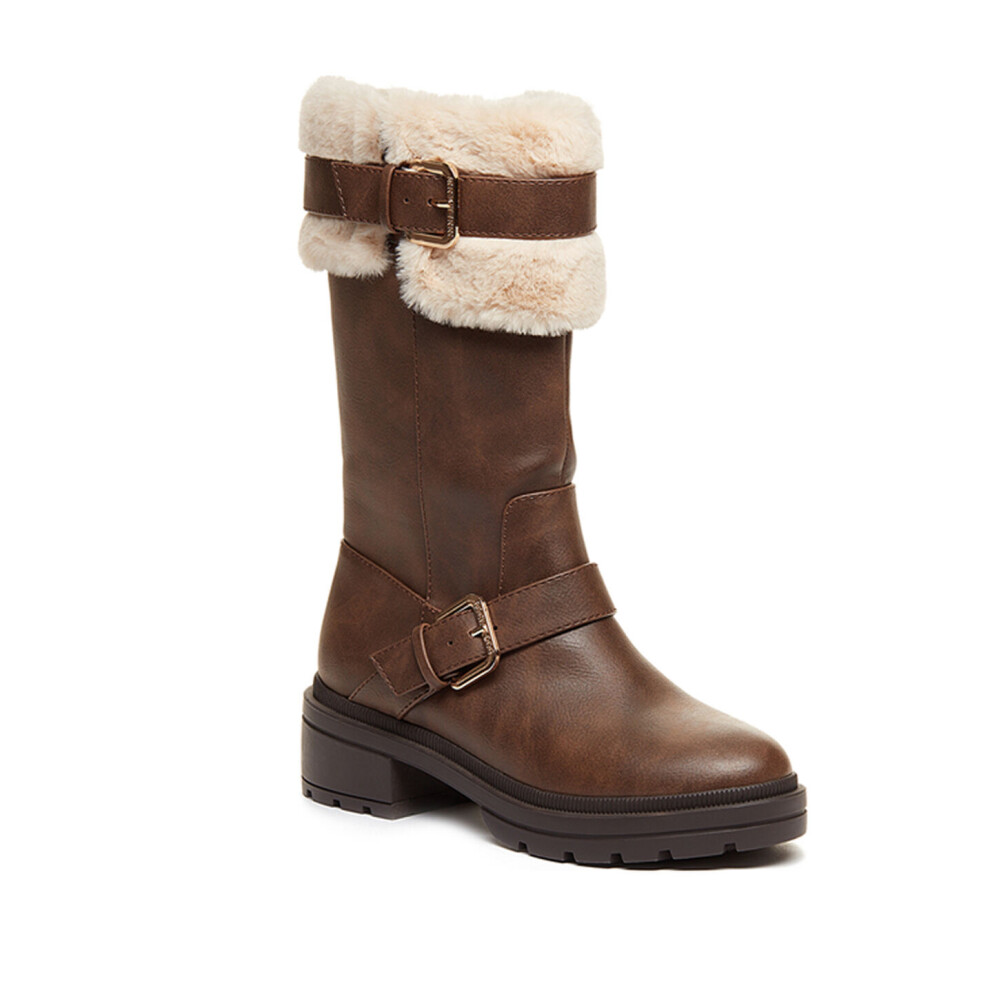 (8 UK, Brown) Rocket Dog Womens/Ladies Igloo Knee-High Boots