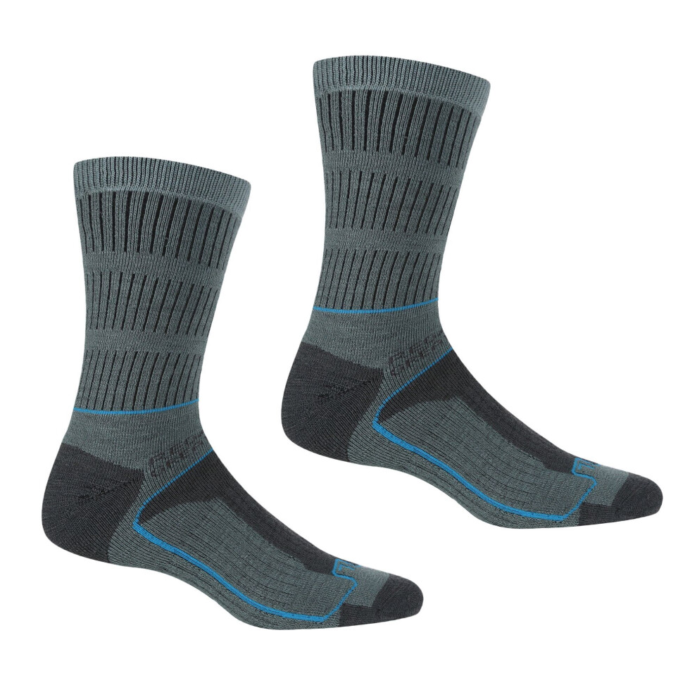 (6 UK-8 UK, Stormy Sea/Niagra Blue) Regatta Womens/Ladies Samaris 3 Season Boot Socks