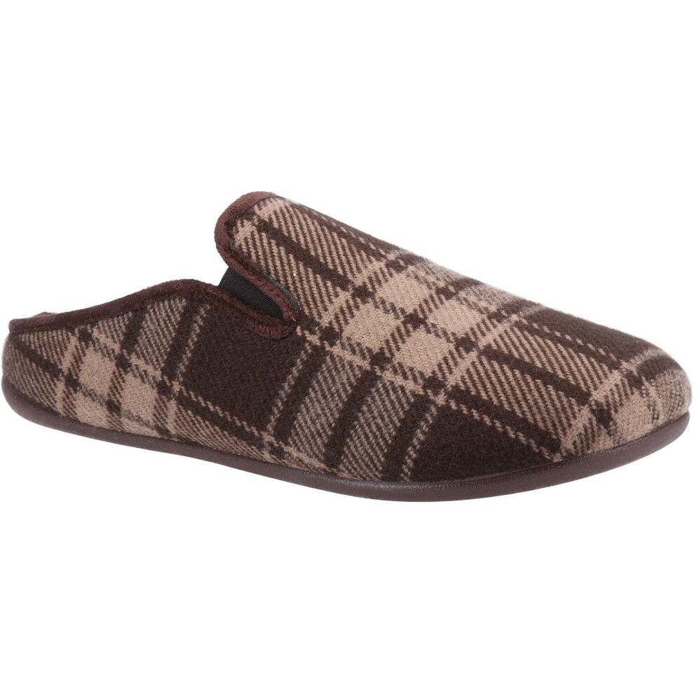 (6 UK, Brown) Cotswold Mens Syde Slippers