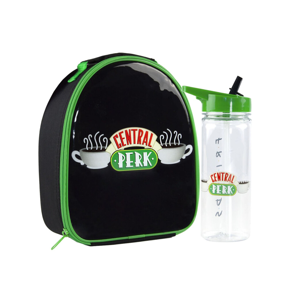 Friends Central Perk Lunch Bag And Bottle Set Black